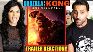 GODZILLA VS KONG  TRAILER REACTION [upl. by Brinna]