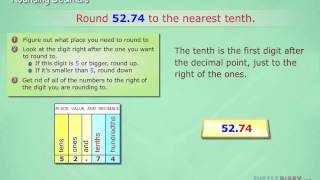 How to Round Decimals Up amp Down Math for Kids [upl. by Allemahs]