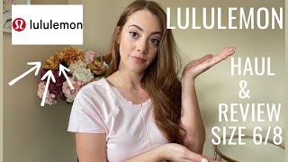 Lululemon HAUL amp REVIEW Size 68  Legging Season [upl. by Enilram]