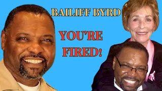 Bailiff Byrd speaks out on why he isnt involved in Judge Judys new TV show [upl. by Oijile682]