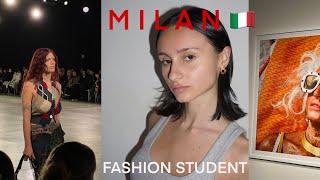 Istituto Marangoni Fashion student living in Milano 🇮🇹🪞 Fashion Week vlog amp I got new Tabis [upl. by Ninahs]