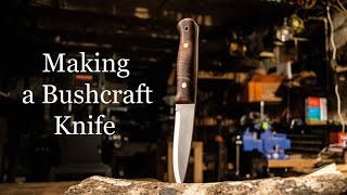 Making a Knife The Bushcraft Woodlore Clone [upl. by Anivid]