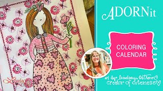 Coloring Calendar Tips with Lindsay [upl. by Zerla831]