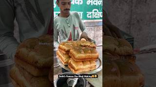 Delhi’s Famous Pav Bhaji Making😍🤩 Indian Street Food [upl. by Mussman]