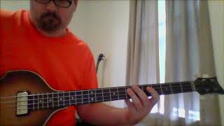 How to Play Wagon Wheel on Bass guitar Darius Rucker Bass Cover Easy [upl. by Gerrilee]