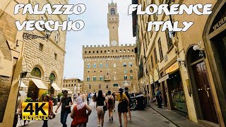 FLORENCE 2022 SUMMER  THE PALAZZO VECCHIO WALKING TOUR WHAT TO SEE INSIDE  4K UHD [upl. by Raphaela392]