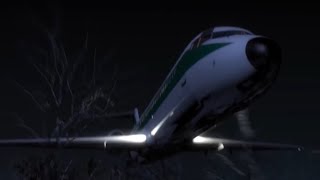 Società Aerea Italina Flight 404  Crash Animation [upl. by Tezzil]