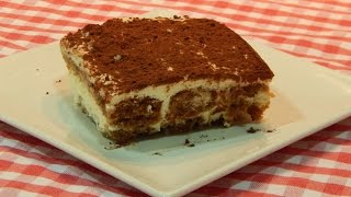 Receta de tarta de tiramisu fácil paso a paso [upl. by Winslow995]