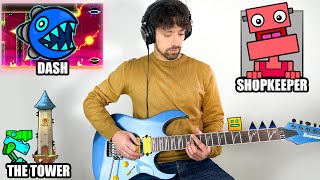 Geometry Dash sounds on guitar [upl. by Stav]