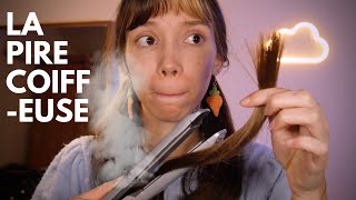 ASMR  La pire coiffeuse a ouvert un nouveau salon [upl. by Yasibit829]