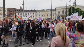 Pride Parad 15 juni 2024 Göteborg del1 [upl. by Aubigny]