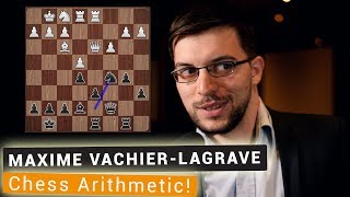 Maxime VachierLagrave  Chess Arithmetic  Schachbundesliga 2018 in Berlin [upl. by Assadah]