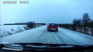 Fiat Cinquecento Snow Fun [upl. by Namielus]