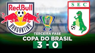 BRAGANTINO 3 x 0 SOUSA  BRAGANTINO CLASSIFICADO Copa do Brasil 2024 Terceira fase  Narração [upl. by Dhu]