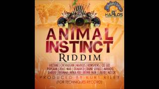 Animal Instinct Riddim Instrumental  Techniques Records  January 2013 [upl. by Ydaj]