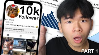 0  10K Instagram Followers Challenge SPEEDRUN Part 1 [upl. by Laitselec880]