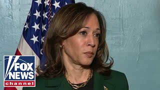 WATCH Kamala Harris takes questions from reporters [upl. by Xenos]