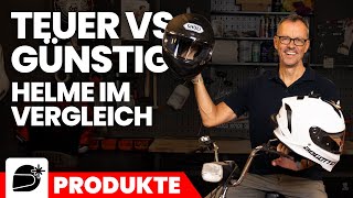 Motorradhelme im Vergleich  teuer vs günstig [upl. by Millar]