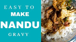 Nandu Gravy In Tamil  கார சாரமான நண்டு குழம்பு [upl. by Ijok]