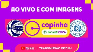 JOGO COMPLETO SÃO JOSÉ RS X SÃO BENTO  PRIMEIRA FASE  COPINHA SICREDI 2024 [upl. by Anotyal]