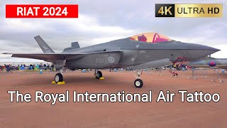 RIAT 2024 The Royal International Air Tattoo – Static Displays 4K60 [upl. by Aillicirp]