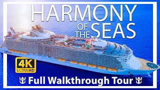 Harmony of the Seas Review  Full Walkthrough  Cruise Ship Tour  Royal Caribbean [upl. by Eilyak220]