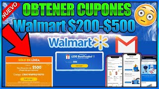 🔴🔥 Así puedes OBTENER CODIGOS WALMART  COMPRAR CON CUPONES en Walmart GRATIS  Cupones【 2024 】 [upl. by Eiramacissej]