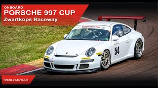 Onboard Porsche 997 GT3 Cup  Zwartkops raceway  Arnold Neveling [upl. by Armond350]