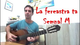 Semnal M La fereastra ta en tu ventana cover guitar fingerstyletto canción rumana 🎵 [upl. by Dodge]