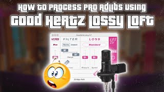 How To Mix PRO ADLIBS With Only ONE PLUGIN 🤩 GoodHertz LOSSY Lo Fi Rap Vocals Effects [upl. by Alleda]