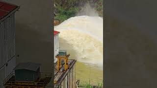 Hydroelectric flood discharge [upl. by Kuth]