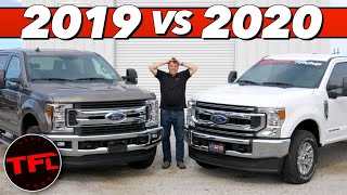 MindBending Power from the 2020 Ford Super Duty Diesel Lets Dyno It Against an Old 2019 amp Compare [upl. by Lundin]