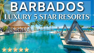 TOP 10 Best Luxury Resorts In BARBADOS  Best All Inclusive 5 Star Resorts 2021 [upl. by Torre]