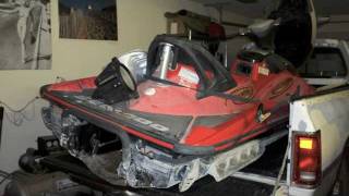 HD Seadoo Wake GTX Rotax 4tec engine build move [upl. by Shaer80]