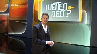 ZDF Wetten dass 2012 komplette Show aus Düsseldorf mit Markus Lanz vom 061012 in HD [upl. by Rebak]