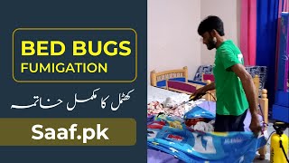 Bed bug treatment کھٹمل in Karachi  Khatmal Ka ilaj  SaafPk [upl. by Casady]