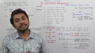 জাতিসংঘ ও বাংলাদেশ  The United Nation and Bangladesh  SSC BGS Chapter 9 Fahad Sir [upl. by Lister]