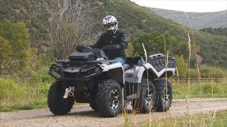 CanAm Outlander 6X6 Review [upl. by Alekal]