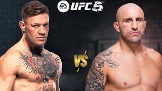 UFC 5 CONOR MCGREGOR VS ALEXANDER VOLKANOVSKI FOR THE UFC LIGHTWEIGHT CHAMPIONSHIP BELT [upl. by Mark]