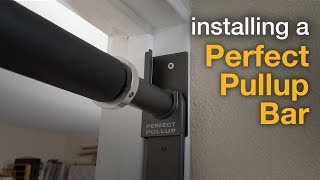 How to Install Wall Mounted Pull Up Bar with Dip Station  installation of pull up bar and dip bar [upl. by Collar]