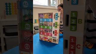 Snacks vending machine SO CUTE 🥹🧮💙amazonfinds asmr restockasmr cleaningwithgabie [upl. by Juanne]