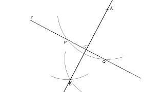 How to draw a perpendicular line through a point using a compass [upl. by Nivert]