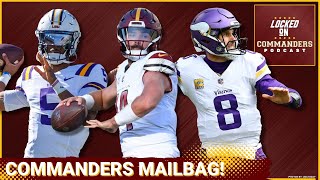 Washington Commanders NFL Draft Trade Possibilities  Quarterback Future  Salary Cap  Mailbag [upl. by Kecaj]