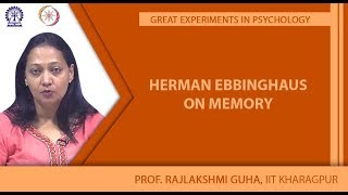 Herman Ebbinghaus on Memory [upl. by Enahpad]