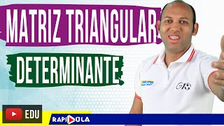 DETERMINANTE DE UMA MATRIZ TRIANGULAR [upl. by Nodrog]