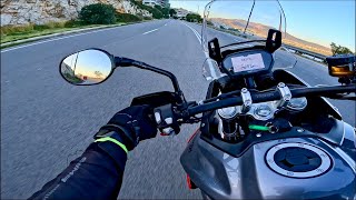 Triumph Tiger 850 SPORT 2024  MotoRaw 4K [upl. by Annekam]