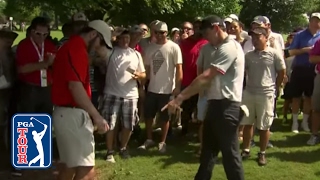 Rory McIlroys golf ball finds fans pocket at TOUR Championship [upl. by Eicak934]