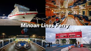 Minoan Lines Ferry Tour  overnight from Athens to Crete [upl. by Leventis]