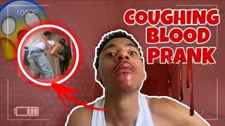 Coughing Blood Prank On Voldy 😱😂🩸 Got INTENSE [upl. by Bowen]