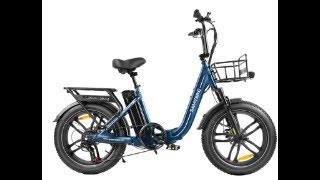 SAMEBIKE C05 Pro Electric Bike 500W Motor 36V 13Ah Battery Tires 35kmh Max Speed 70km EU9NL [upl. by Lucania882]